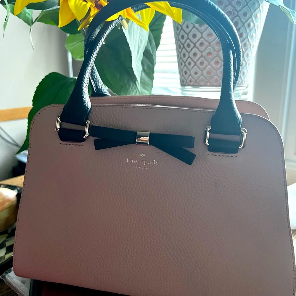 🌹 NWT ~ Authentic PEBBLED LEATHER.                                🌹 BLUSH PINK - Picture 6 of 11